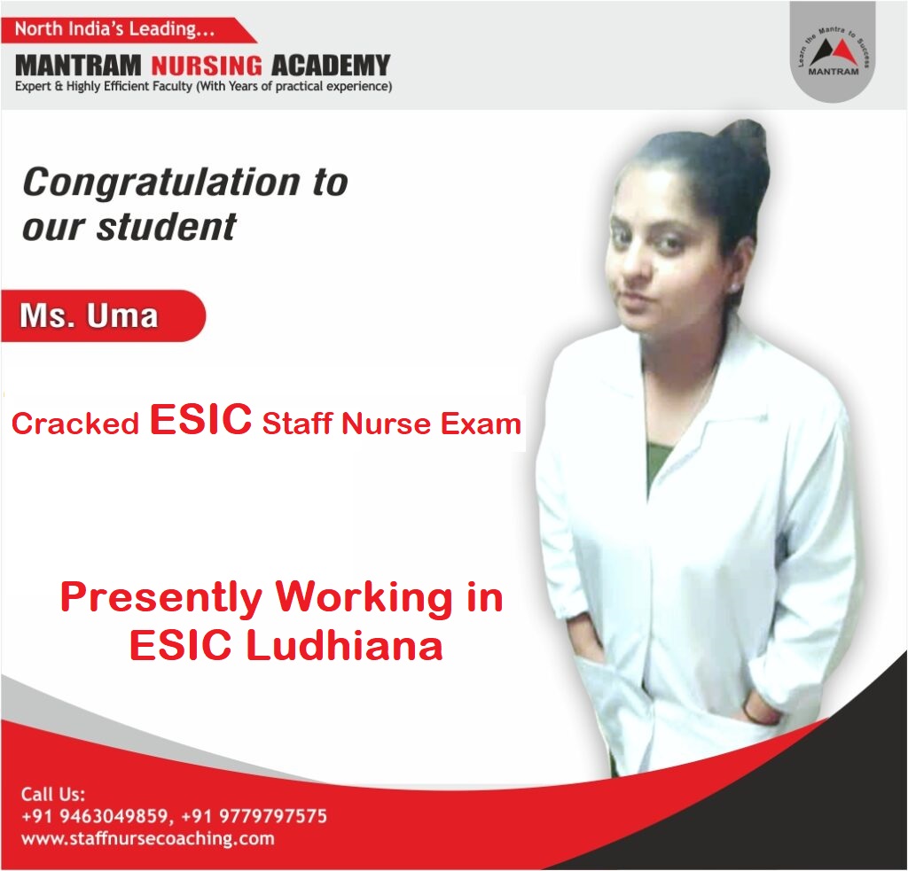 Online ESIC recruitment coaching for nurses