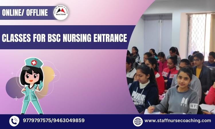 BSc Nursing Entrance Exam Coaching